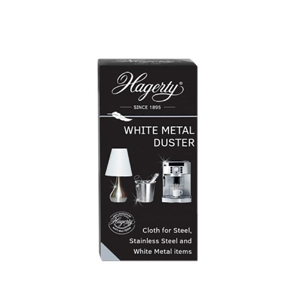 Hagerty Cleaning Products White Metal Stainless Steel Duster Wipe Cloth