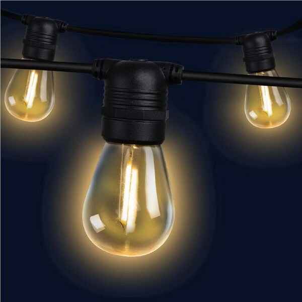 Christmas LED Festoon String Lights Kit Party 90 Bulbs - 86m