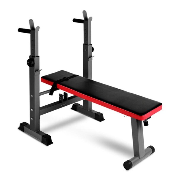 Home Gym Multi-Station Weight Bench Press Fitness Equipment Red - Maximum Capacity 200kg