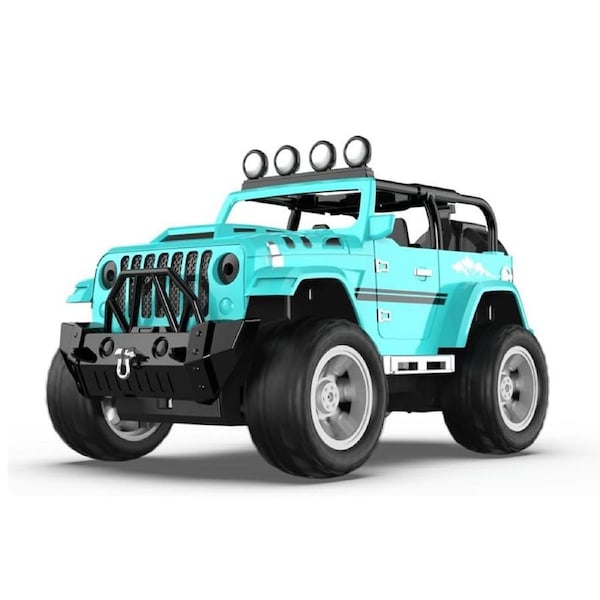 DEERC DE86 Remote Control Jeep Car 1:16 RC Monster Truck with Fog Mist & Music