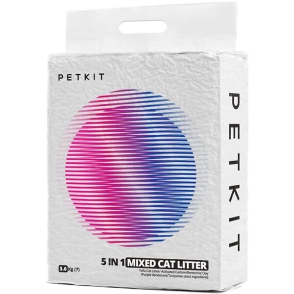 Petkit 5-in-1 Active Carbon Mixed Tofu Litter 3.8 Kg