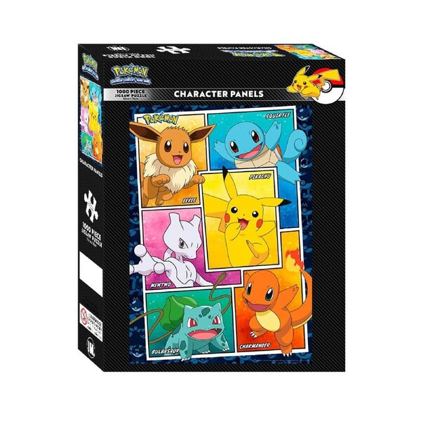 1000pc Pokemon Character Panels Jigsaw Puzzle Kids/Family Play Toy 50x70cm