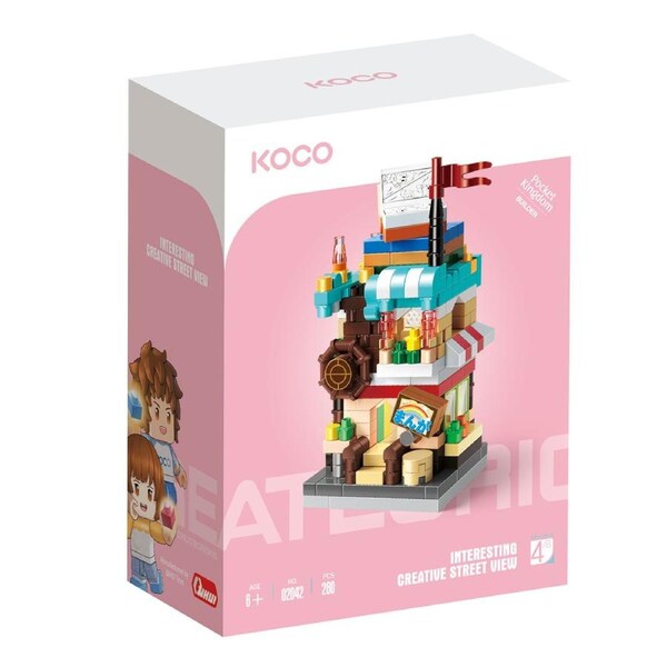 280pc Koco Comic Book Store Kids/Children Building Bricks/Blocks Assemble Toy 6+