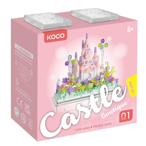 414pc Koco Castle Dream Astle Kids Building Bricks/Blocks Assemble Play Toy 6y+