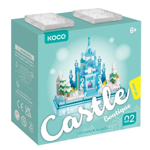 381pc Koco Castle Ice and Snow Castle Kids Building Bricks/Blocks Play Toy 6y+