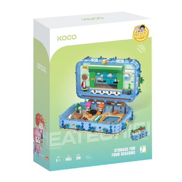 2000pc Koco Sorching Summer Building Blocks Micro Bricks Kids DIY Toy Set 6y+