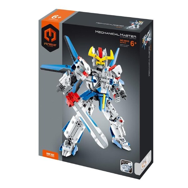 641pc iM.Master Mechanical Cyborg Soldier Building Blocks Kids DIY Toy Kit 6y+