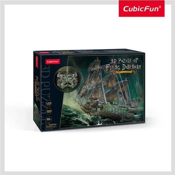 360pc CubicFun LED Flying Dutchman 3D Puzzle Kids Interactive Building Toy 10y+
