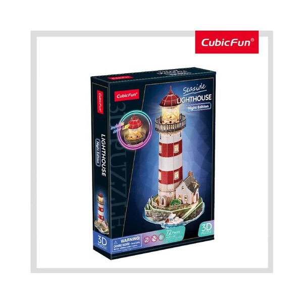 72pc CubicFun Lighthouse 3D Puzzle Kids/Children Interactive Building Toy 3y+