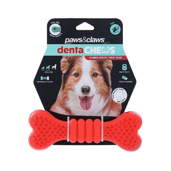 Paws & Claws Denta Chews Teeth Cleaning Treat Bone Toy