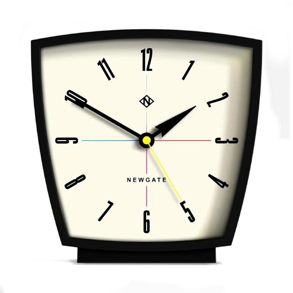 Newgate Odyssey Mantel Clock Black