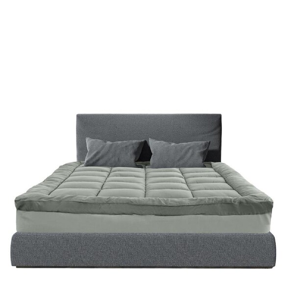 Royal Comfort Bamboo Blend Topper 800GSM 45cm Skirt Luxury Bedding King