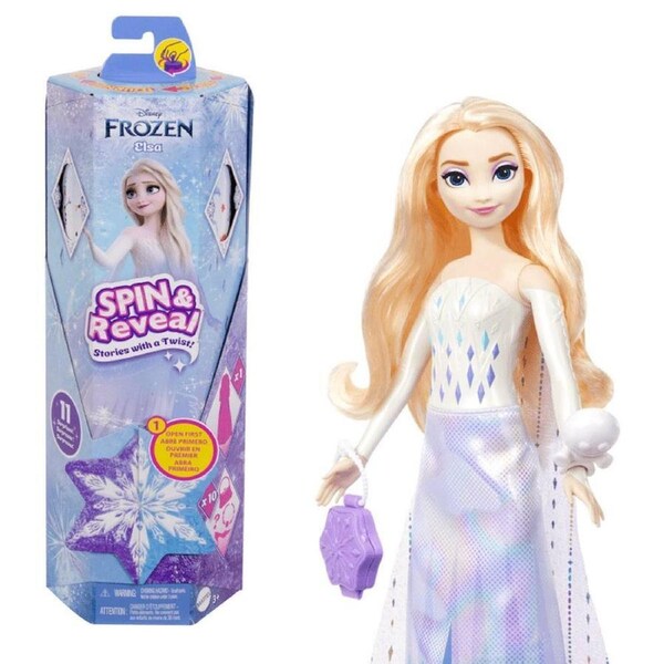 Disney Frozen Spin & Reveal Elsa Doll