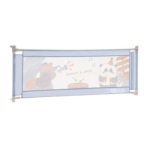 Playpals Baby Bed Rail 180x98CM Height Adjustable Kids Safety Toddler Protect