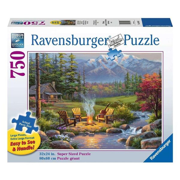 Ravensburger Riverside Livingroom 750 Piece Large Format Puzzle