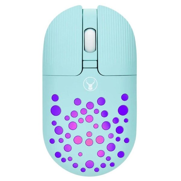 Bonelk M-270 Wireless Bluetooth 4D Mouse 1200DPI w/ USB-C Cable For Laptop Teal