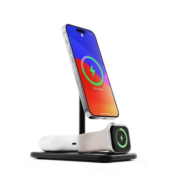 Twelve South HiRise 3 Deluxe Wireless Charger For Apple Watch/AirPods/iPhone