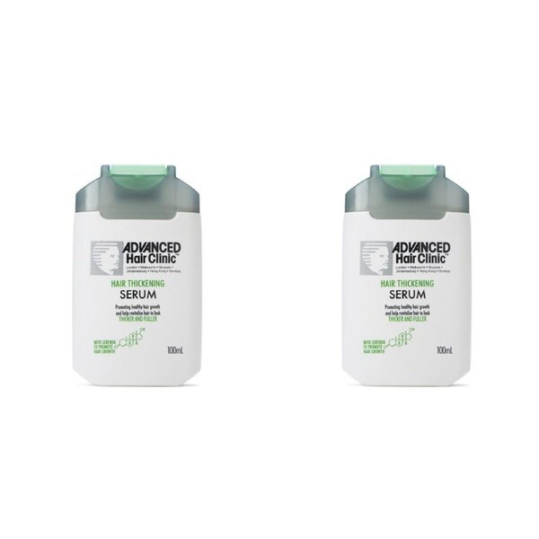 2x Advanced Hair Clinic 100ml Shower Volume/Vitality Hair Thickening Serum