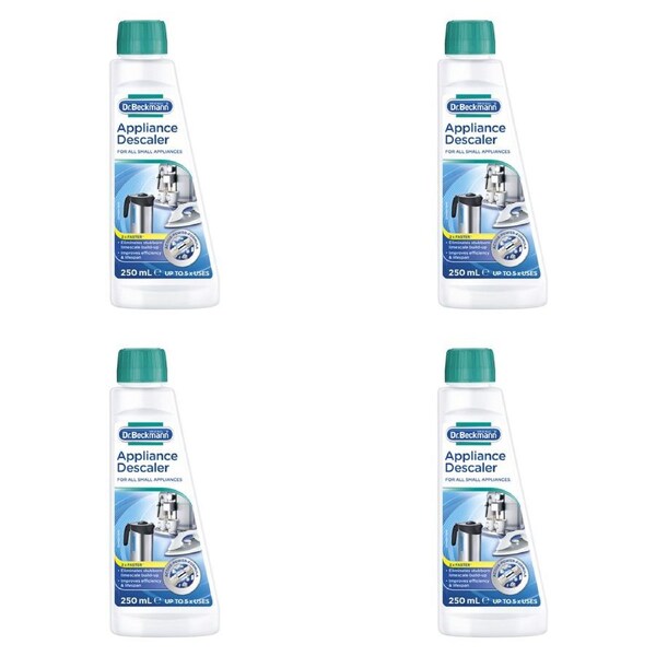 4x Dr Beckmann Appliance Descaler Kitchen Kettle/Coffee Machine Dirt Remover