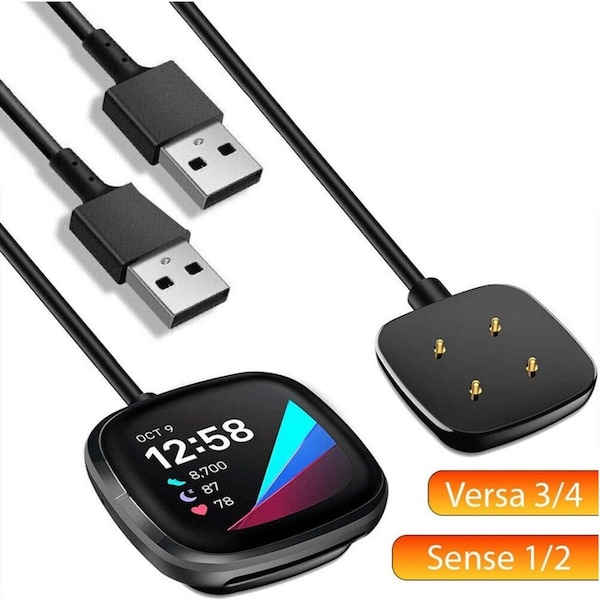 Fitbit Sense 2 Cable Charging Charger Cable Tracker