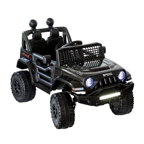 Lenoxx Jeep Inspired Remote Controlled Ride-on Electric Car (Black)