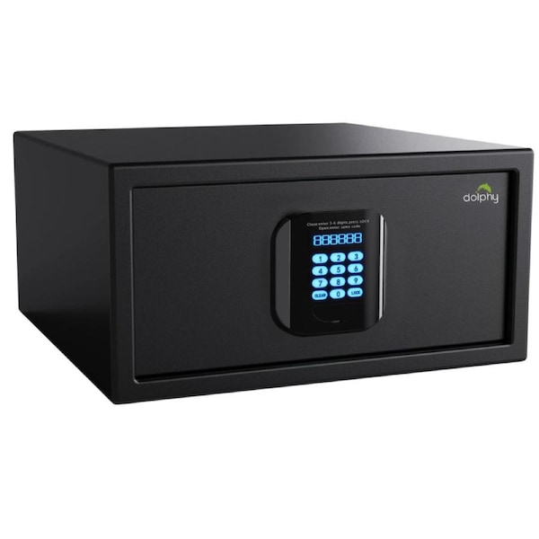 Dolphy Freeze & Automatic Door Function LED Digital Safe - Steel - 42x37x20 cm - Black