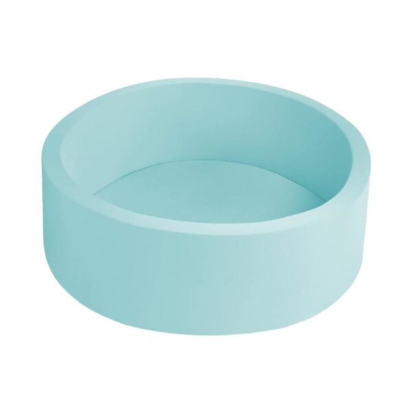 Round Ball Pit Playpen Enclosure – Safe Blue Play Area for Babies and Toddlers, Indoor or Outdoor