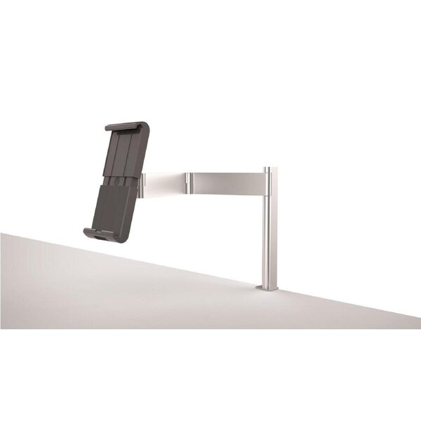 Durable Tablet Holder Table Clamp Silver