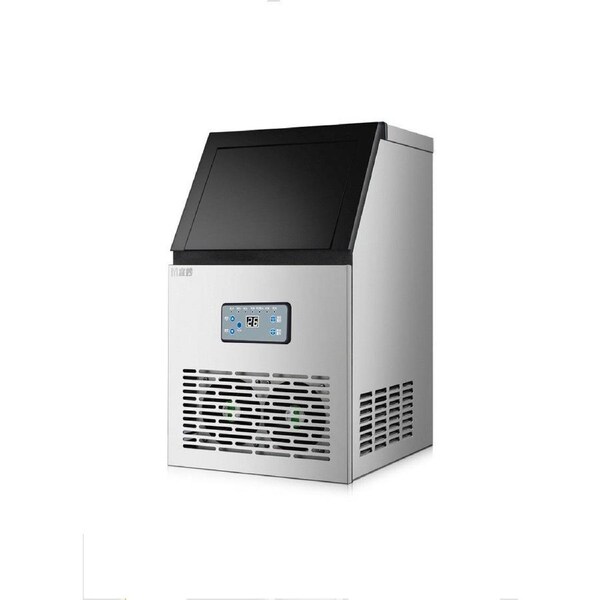 Commercial Ice Maker Machine Portable Ice Cube Tray Stainless Steel 50 kg/24hrs