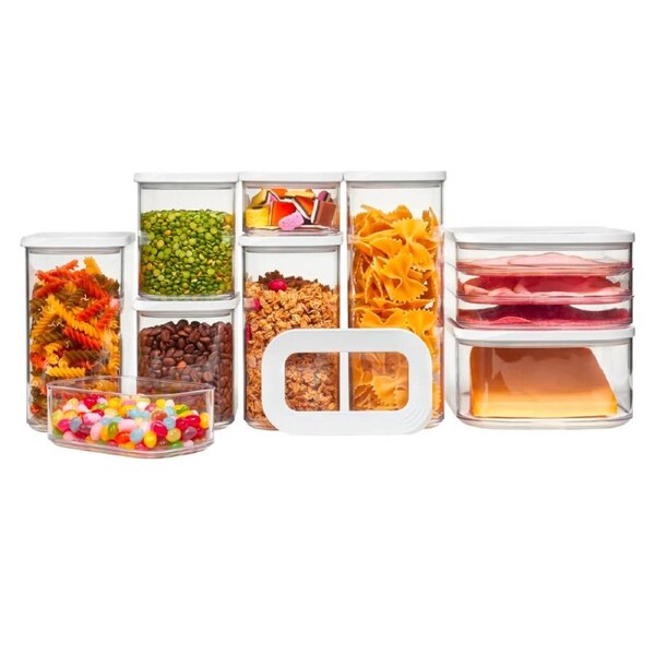 Mepal Modula Rectangular 9 Piece Starter Set Storage Box Set 9pc - White