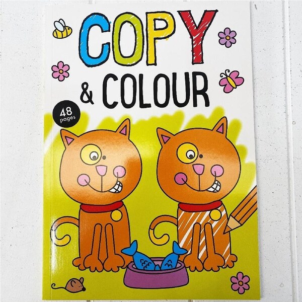Copy & Colour Activity Book