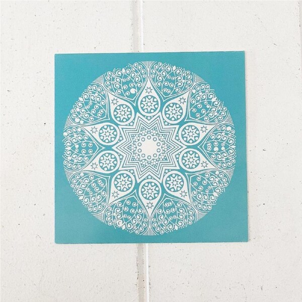 Blue & White Mandala All Occasion Card