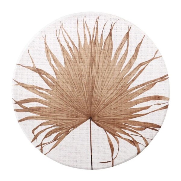 Byron Bliss Ceramic Coaster - Palm Frond