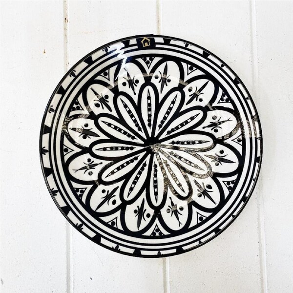 Casablanca Ebony Entree Plate