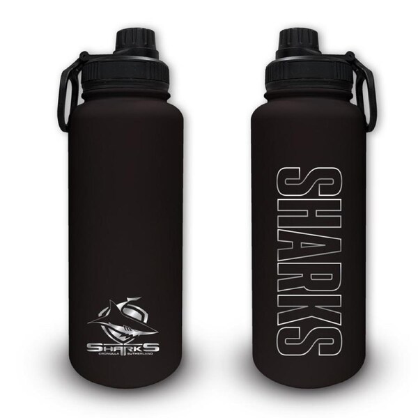 Cronulla Sharks NRL Stainless Steel Double Walled Water Drink Bottle