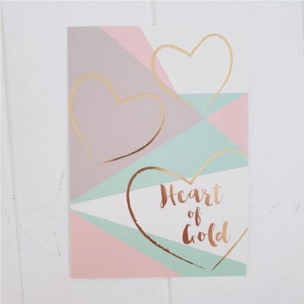 Heart of Gold All Occasion Greeting Card