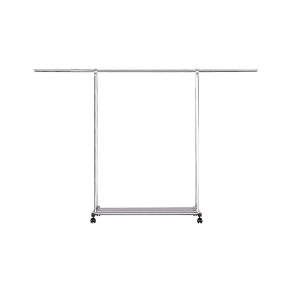 SOGA 240cm Stainless Steel Floor-Standing Clothes Rack - Durable and Space-Saving Laundry Organizer