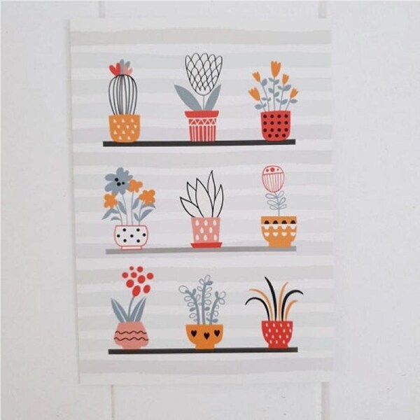 Pot Plant All Occasion Greeting Card