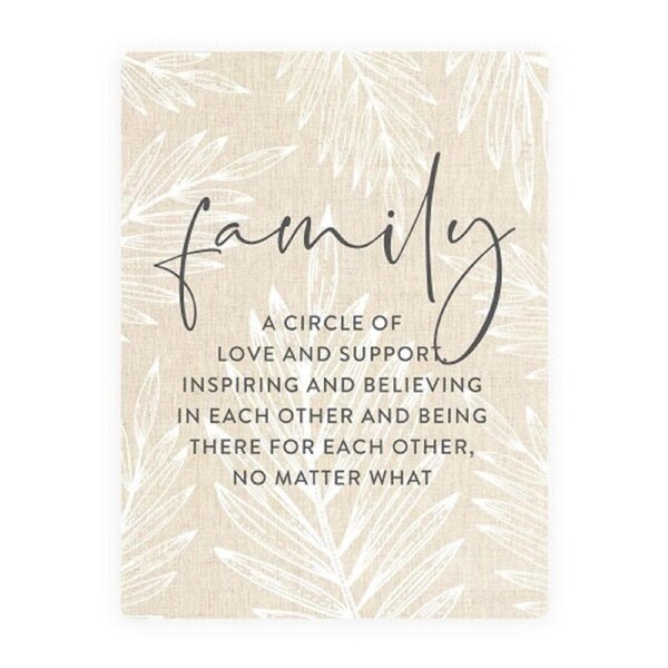 Tranquil Family Ceramic Magnet