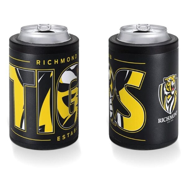 Richmond Tigers AFL Insulated Stainless Steel Can Cooler with Twist Top Lid