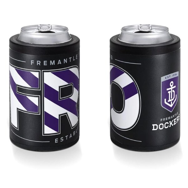 Fremantle Dockers Freo AFL Insulated Stainless Steel Can Cooler with Twist Top Lid