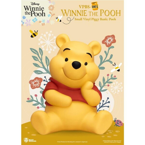 Beast Kingdom Piggy Bank Vinyl Small Winnie the Pooh Pooh