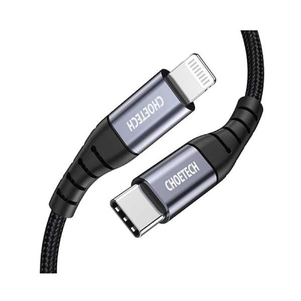 Choetech Usb C To Lightning Apple Mfi Certified Cable For Iphone 2m