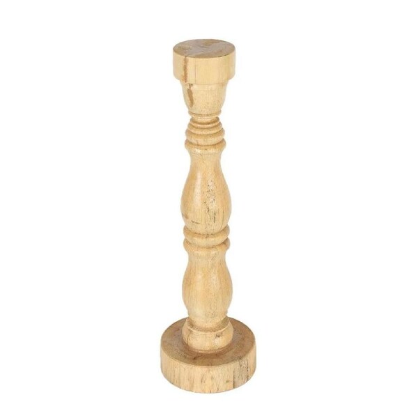 Belle Sulawesi Candle Stick Stand Holder Display Storage Large 50cm Light Timber