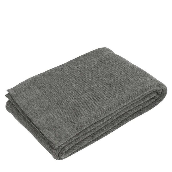 Belle Lancaster Wool Throw Rectangle 130x230cm Sofa/Couch Bedding Decor Grey