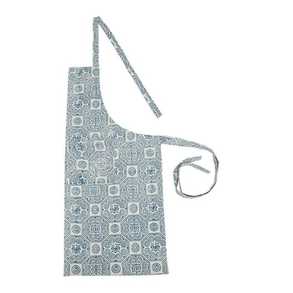 Belle Malta Mosaic Cotton 92x85cm Apron Kitchen/BBQ/Baking Bib Cooking Blue