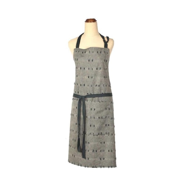 Belle Tuft Cotton 95x70cm Apron Kitchen/BBQ/Baking Cooking Accessory Dark Slate