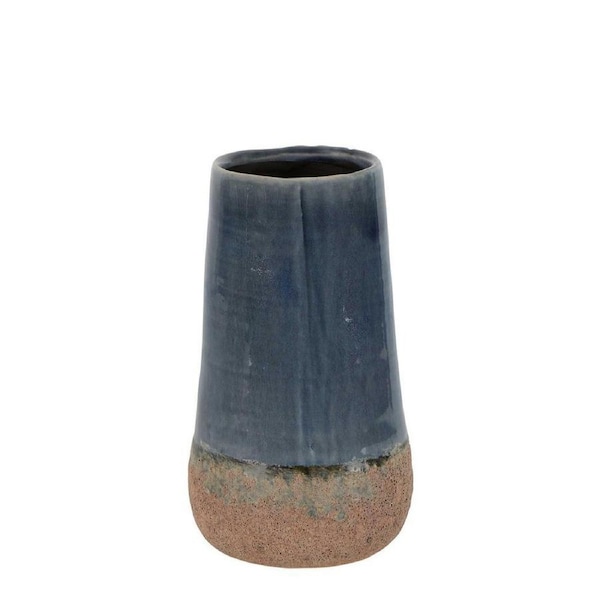 Belle Dip Dye 22.5cm Ceramic Pot Home Decor Plant/Flower Container Tall Blue