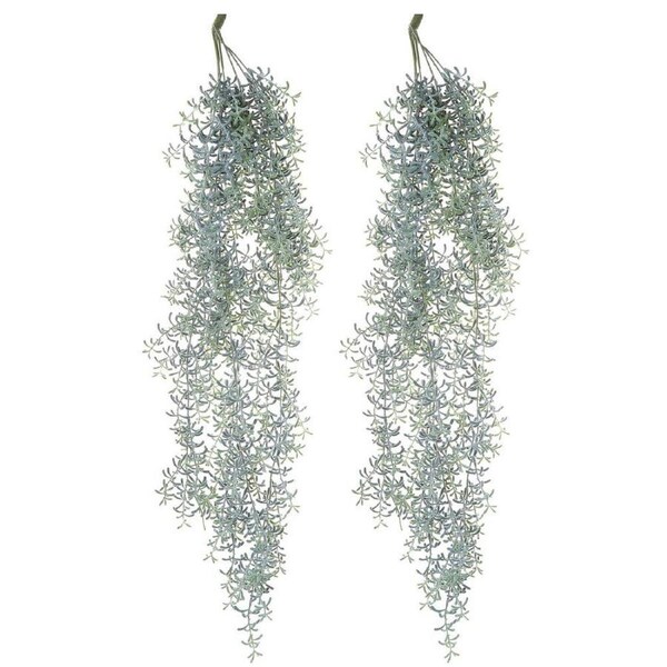 2x Belle Succulent Vine 90cm Artificial Fake/Faux Plant Home Garden Decor Green