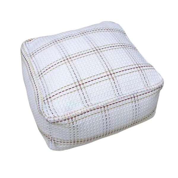SOGA 40cm Pouf Soft Polyester Cotton Pillow with EPP Particle Insert Home Decor
